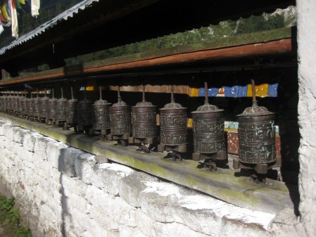 Prayer Wheels (walk to the left and spin)